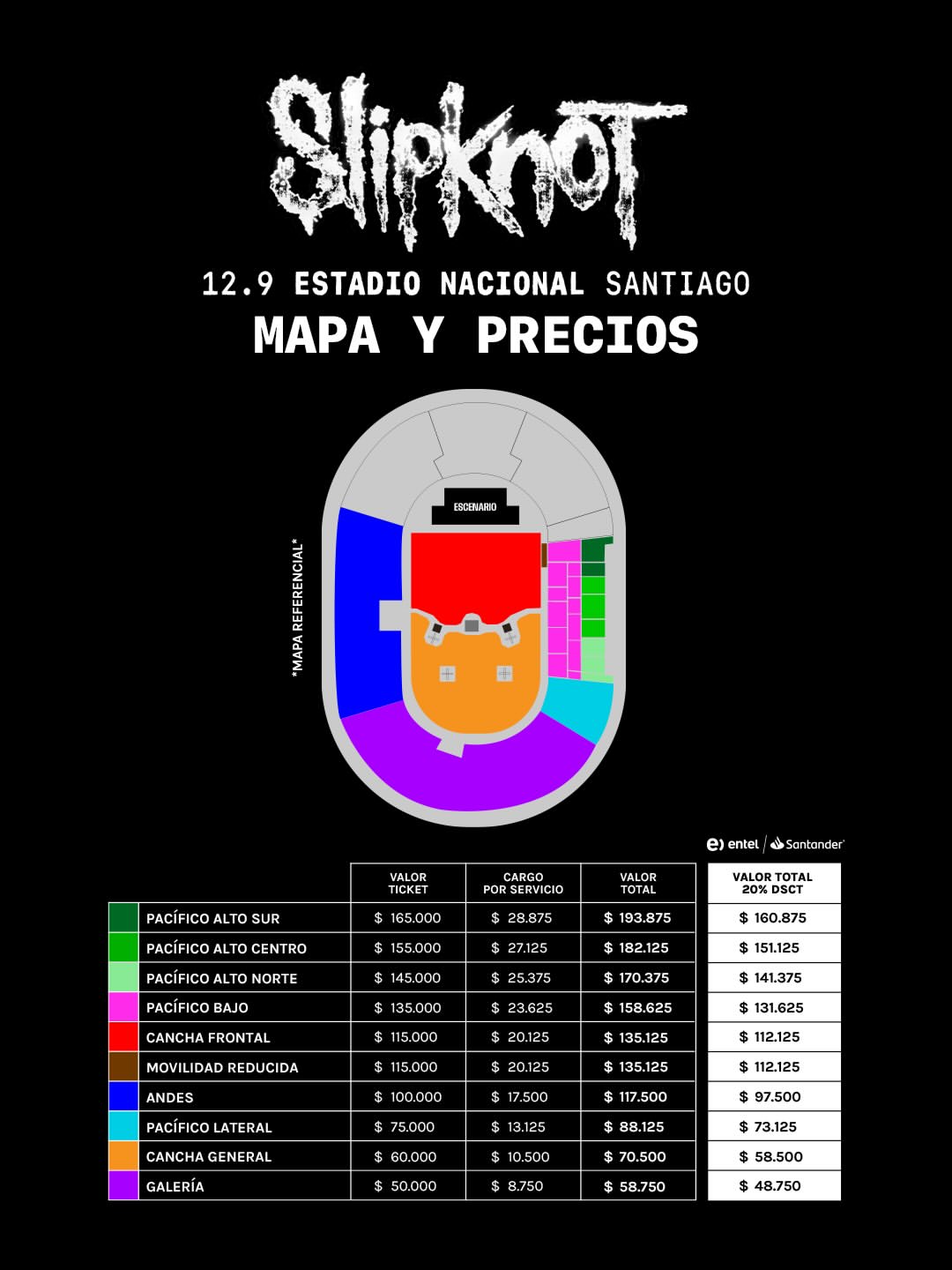 Golpe a la quijada: Slipknot + Marilyn Manson + Hatebreed en Chile